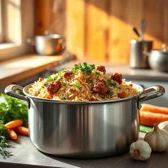 Easy One-Pot Riz au Gras - Rice Meal